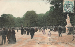 FRANCE - Paris - Jardin Du Luxembourg - Un Jour De Musique Militaire - Carte Postale Ancienne - Other Monuments