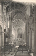 FRANCE - Sainte Anne D'Auray - Intérieur De La Basilique - La Nef - Carte Postale Ancienne - Sainte Anne D'Auray