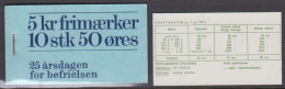 1970. DANMARK. 25 årsdagen For Befrielsen. Special Booklet S 4. With POSTTAKSTER (pr. 1. Juli 1971).  - JF539255 - Carnets