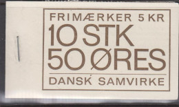 1968. DANMARK. DANSK SAMVIRKE. Special Booklet S 2. With POSTTAKSTER (pr. 1. Juli 1971).  - JF539259 - Carnets