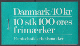 1974. DANMARK. Færdselssikkerhedsmærker. Special Booklet S 20.  - JF539276 - Carnets