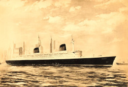 Le Paquebot " FRANCE " French Line * Ligne Le Havre Southampton New York * Bateau France - Paquebote