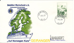 Norway Ship Cover Deutcher Marinebund Auf Norwegen Kurs Geiranger 9-5-1979 - Lettres & Documents