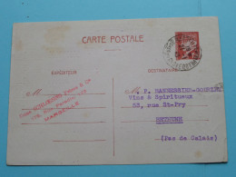 Usine SCHLOESING > MARSEILLE France Anno 1943 ( Voir Scans ) ORDRE à Mannessier-Gourlez Bethune ! - Shopkeepers