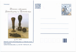 CDV 68 Slovakia Opening Of The Permanent Exhibition SP - Postal Museum 2001 - Poste