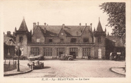 FRANCE - Beauvais - La Gare - Voitures - Carte Postale Ancienne - Beauvais