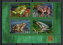 Russia 2021 Rusia  / Amphibians Frogs MNH Ranas Frösche / Cu18224  41-45 - Grenouilles