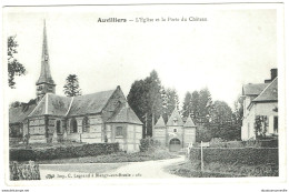 CPA - 76 - AUVILLIERS - Eglise - Porte Du Château - Architecture - Neufchâtel En Bray