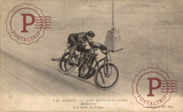 NOS MOTOCYCLISTES - MOREAU, A LA SORTIE D'UN VIRAGE. CICLISMO. CYCLISME. CYCLISTE - Sport Moto