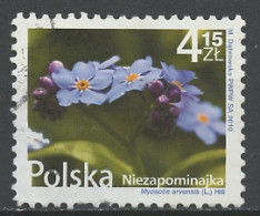Pologne - Poland - Polen 2010 Y&T N°4212 - Michel N°4489 (o) - 4,15z Myosotis - Used Stamps