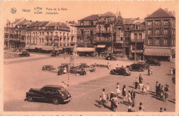 BELGIQUE - Heist Sur Mer - Place De La Gare - Animé - Carte Postale Ancienne - Heist