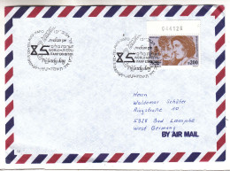 Israël - Lettre De 1985 - Oblit Tel Aviv - Journée Philatélique - - Storia Postale