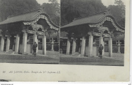 ASIE - ASIA - JAPON  - JAPAN  - TOKIO - Temple Du IV E SOGHOUN - Carte Stereoscopique - Cartoline Stereoscopiche