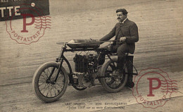 LES SPORTS. Nos Entraineurs. Jules Thé Sur Sa Moto D'entrainement.. CICLISMO. CYCLISME. CYCLISTE - Sport Moto