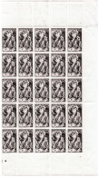 FRANCE / DEMI FEUILLE  DE 25 TIMBRES DU N° 790 - Feuilles Complètes