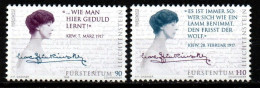Liechtenstein 1996 - Mi.Nr. 1124 - 1125 - Postfrisch MNH - Europa CEPT - 1996