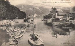 FRANCE - Annecy - Le Port Et Les Bateaux - Carte Postale Ancienne - Annecy