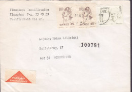 Sweden Postförskott REMBOURSEMENT Label FINSPÅNG 1969 Cover Brief Lettre NORRKÖPING (Cz. Slania) - Lettres & Documents
