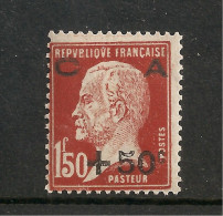 FRANCE / N°255 PASTEUR SURCHARGE POUR LES CAISSES D'AMORTISSEMENT NEUF * * - Unused Stamps