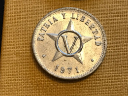 Münze Münzen Umlaufmünze Kuba 5 Centavos 1971 - Kuba