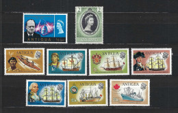 ANTIGUA Ca.1953-70: Lot De Neufs** - 1858-1960 Kolonie Van De Kroon