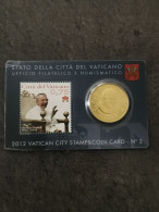 COINCARD 50 CENTS EURO VATICAN 2012 / CENT VATICANO - Vaticano (Ciudad Del)