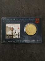 COINCARD 50 CENTS EURO VATICAN 2012 / CENT VATICANO - Vatican