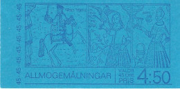 SWEDEN, 1973, Booklet 271 (Facit), Peasant Paintings - 1951-80