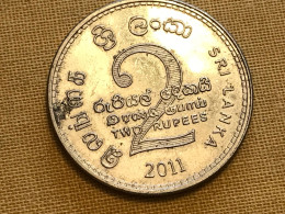 Münze Münzen Umlaufmünze Sri Lanka 2 Rupien 2011 - Sri Lanka (Ceylon)