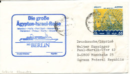 Egypt Ship Cover M/S Berlin Die Grosse Ägypten - Israel Reise See Scan For Quality Of The Cover - Covers & Documents