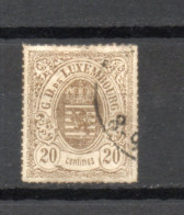 LUXEMBOURG    N° 19    OBLITERE   COTE  8.00€   ARMOIRIE - 1859-1880 Armoiries