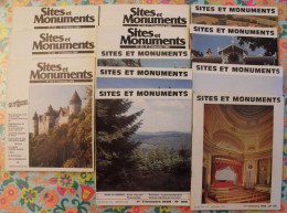 Lot De 12 Numéros De La Revue "Sites Et Monuments" 1984-1986 - Tourism & Regions