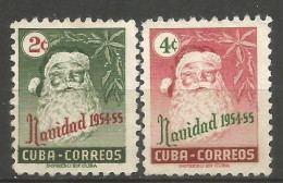 CUBA YVERT NUM. 417/418 SERIE COMPLETA NUEVA SIN GOMA - Unused Stamps