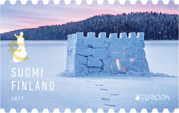 Finland Finnland Finlande 2017 Europa CEPT Castles Snow Fortress Posti Stamp MNH - 2017