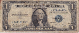 BILLETE DE ESTADOS UNIDOS DE 1 DOLLAR DEL AÑO 1935 LETRA E WASHINGTON  (BANK NOTE) - Certificats D'Argent (1928-1957)