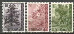 LIECHTENSTEIN 319/321 SERIE COMPLETA USADA - Used Stamps