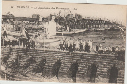 Delcampe - Ille Et Vilaine  :  CANCALE : La  Bénédiction Des  Bateaus  Terre - Neuvas - Cancale