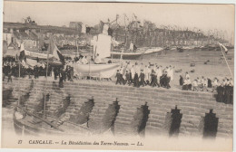 Delcampe - Ille Et Vilaine  :  CANCALE : La  Bénédiction Des  Bateaus  Terre - Neuvas - Cancale
