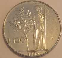 1989 - Italia 100 Lire    ------- - 100 Liras