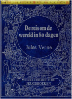 1212 - DE REIS OM DE WERELD IN 80 DAGEN - JULES VERNE - HARDCOVER - 1965 - 168 BLZ - ALS NIEUW - Juniors