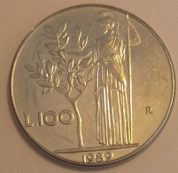 1989 - Italia 100 Lire    ------- - 100 Liras