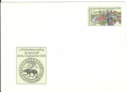 Carte Postale ALLEMAGNE ORIENTALE Entiers Postaux N° 2652 Y & T - Postkarten - Ungebraucht