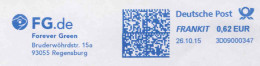 620  Grenouille: Ema D'Allemagne, 2015 -  Frog  Meter Stamp From Germany - Grenouilles