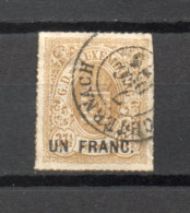 LUXEMBOURG    N° 24    OBLITERE   COTE  90.00€   ARMOIRIE - 1859-1880 Armoiries