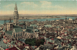 BELGIQUE - Anvers - Panorama Et Vue Sur La Cathédrale - Carte Postale - Antwerpen