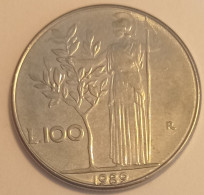 1989 - Italia 100 Lire    ------- - 100 Liras