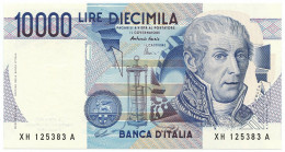 10000 LIRE B. D'ITALIA ALESSANDRO VOLTA SERIE SOSTITUTIVA XH 21/12/1999 FDS - Other & Unclassified