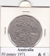 AUSTRALIA  50 CENTS  1971  COME DA FOTO - 50 Cents