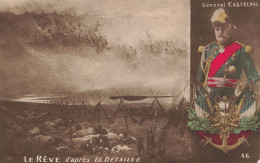 MILITARIA - Général Castelnau - Le Rêve - Fantaisie - Carte Postale Ancienne - Personajes