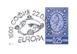 722  Cirque, CEPT 2002: PAP Bulgarie Avec Oblit. 1er Jour - Circus Stationery Cover From Bulgaria. Clown - Circus